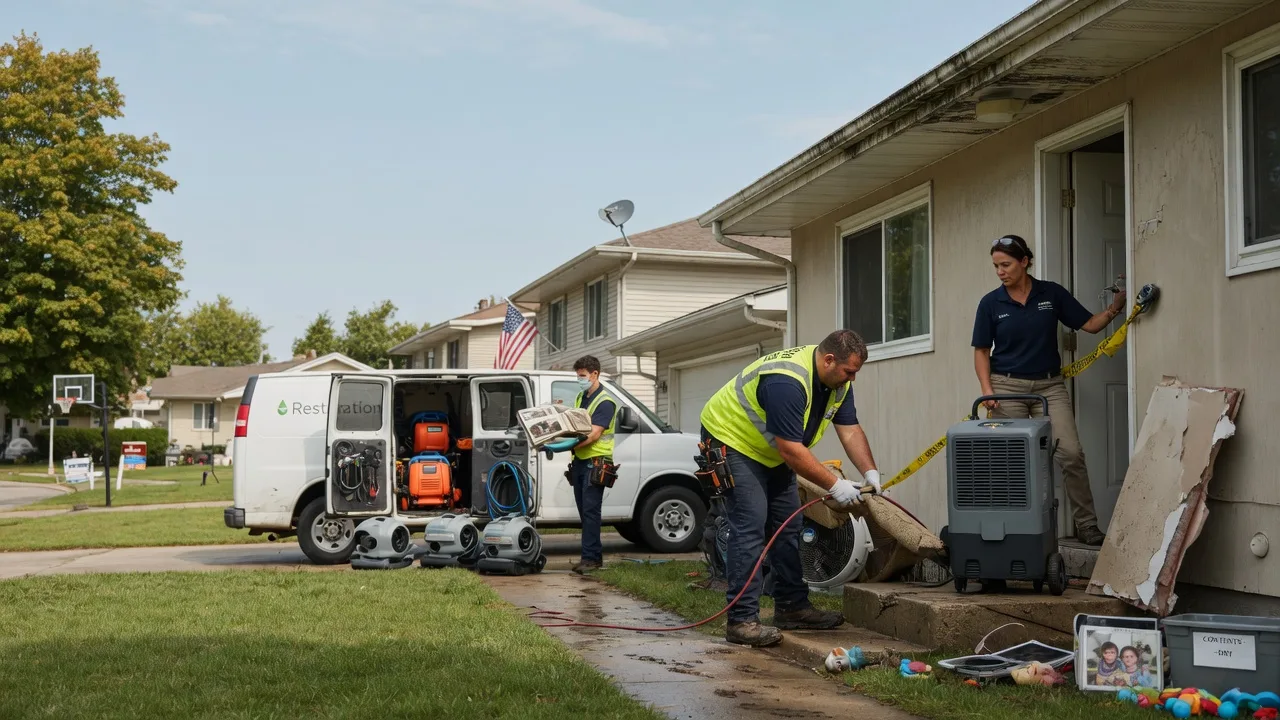 Water Damage Restoration in Harrisburg, IL near me